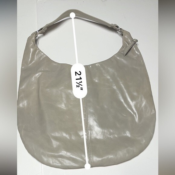 HOBO 'Gabor' Soft Hobo Bag in Shimmer Bone - Picture 5 of 9